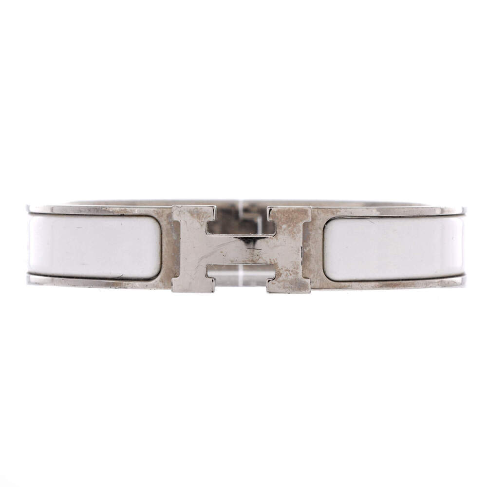 Hermes Narrow Clic H Bracelet Enamel